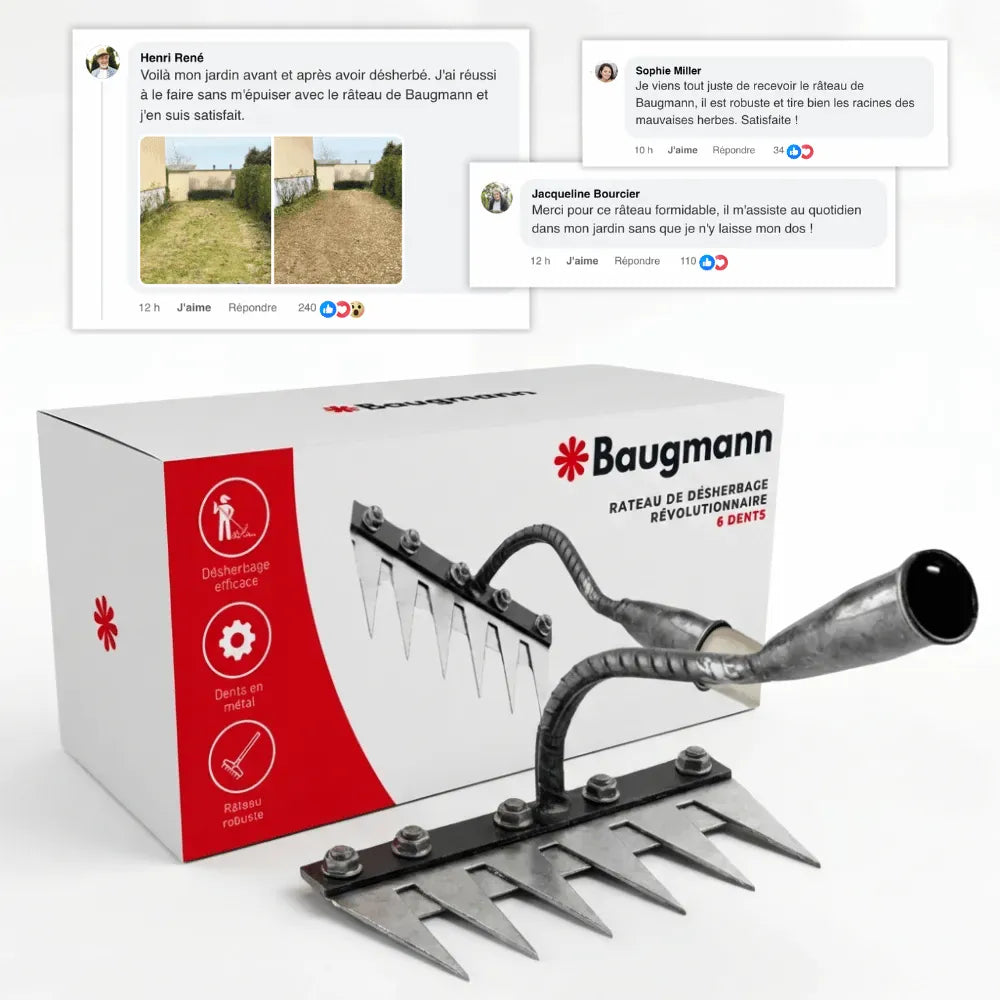 Râteau de désherbage révolutionnaire