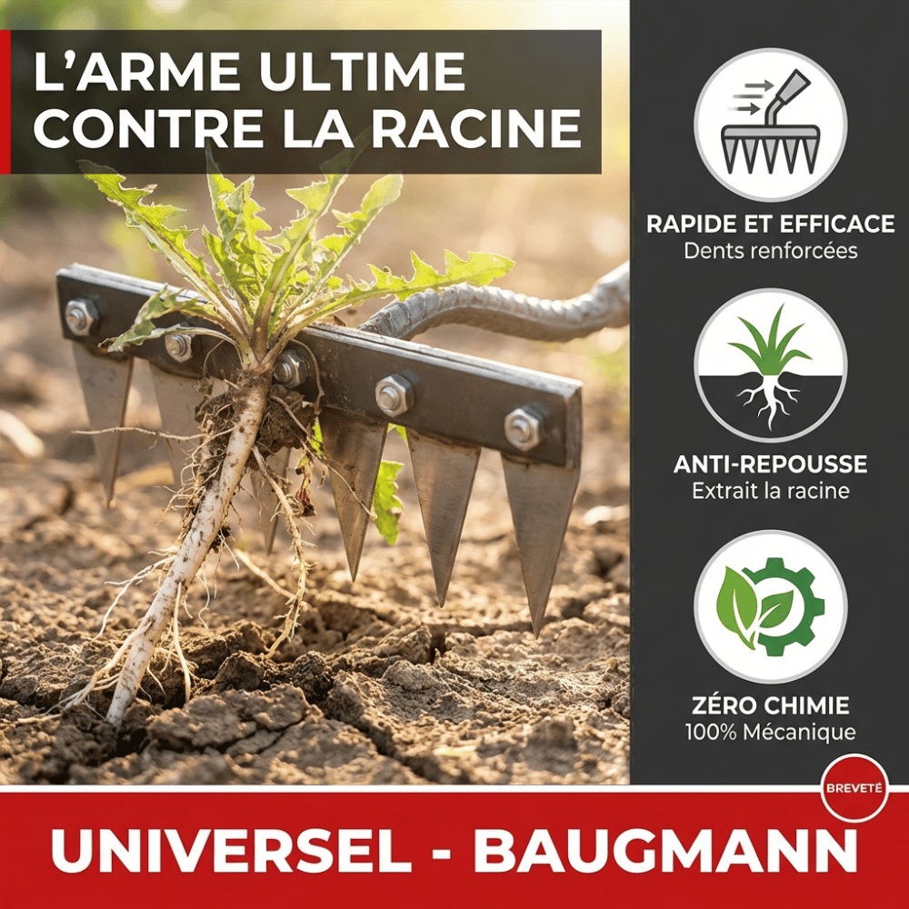 Râteau de désherbage révolutionnaire