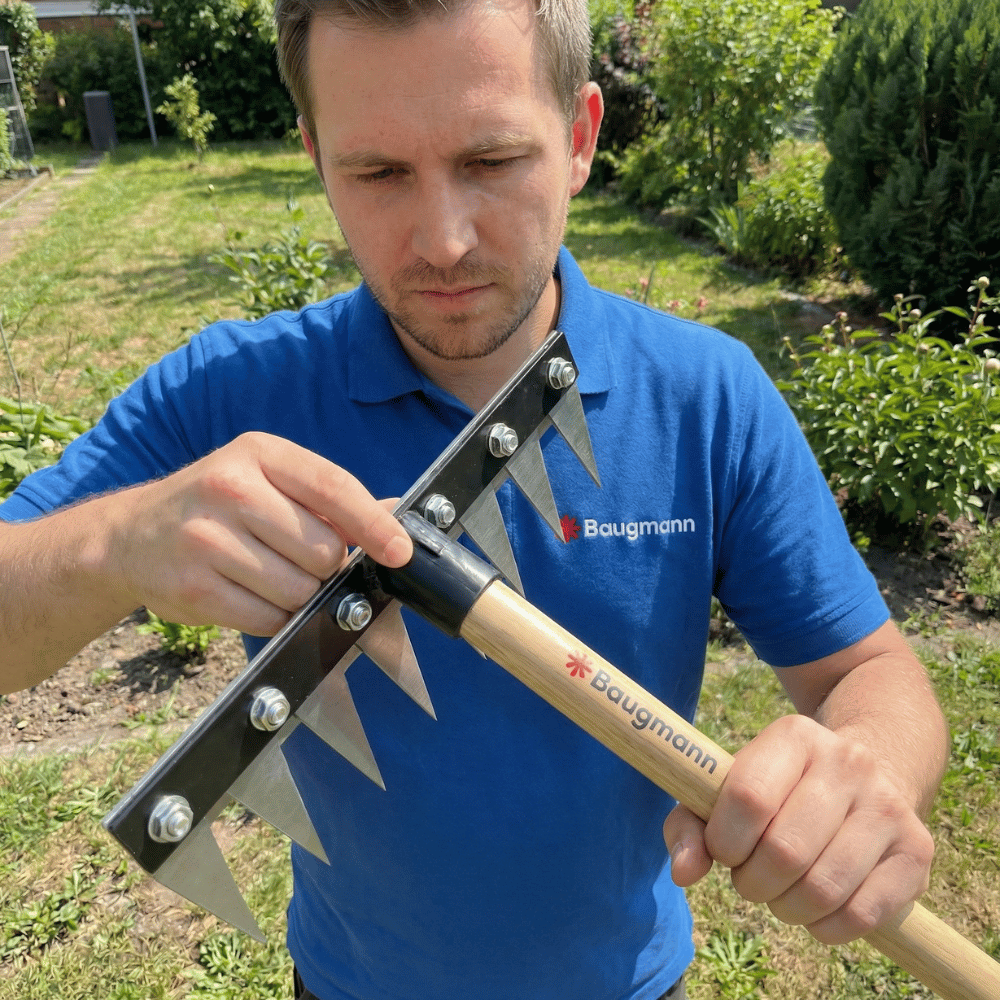 Manche en bois pour outils de jardinage