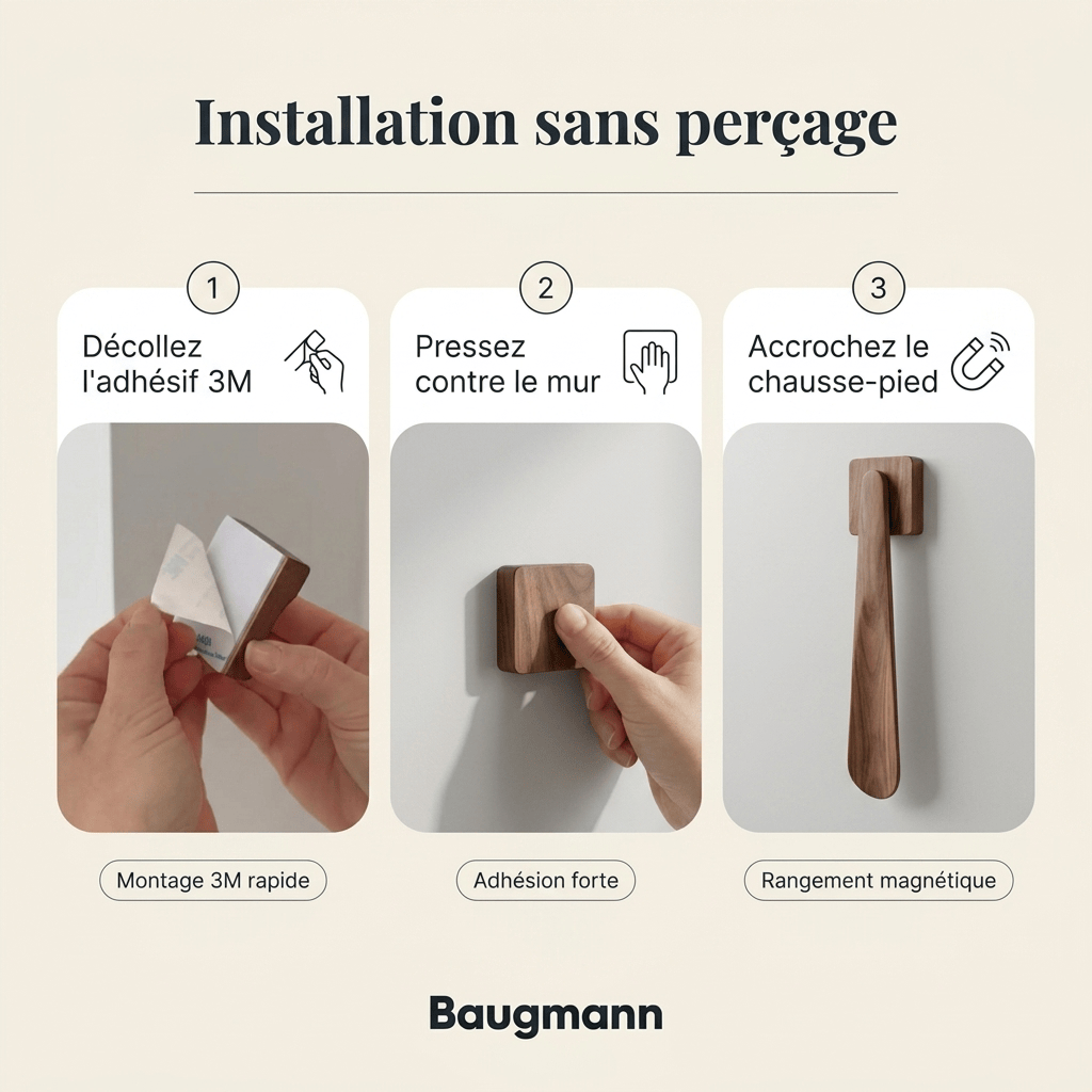 Chausse-pied magnétique