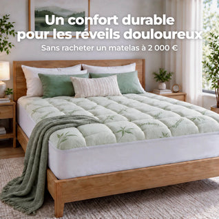 Surmatelas en viscose de bambou