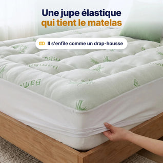 Surmatelas en viscose de bambou