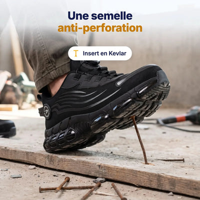 Chaussures de sécurité — perforation