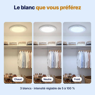 Plafonnier LED à Détecteur de Mouvement