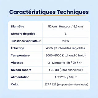 Ventilateur de plafond
