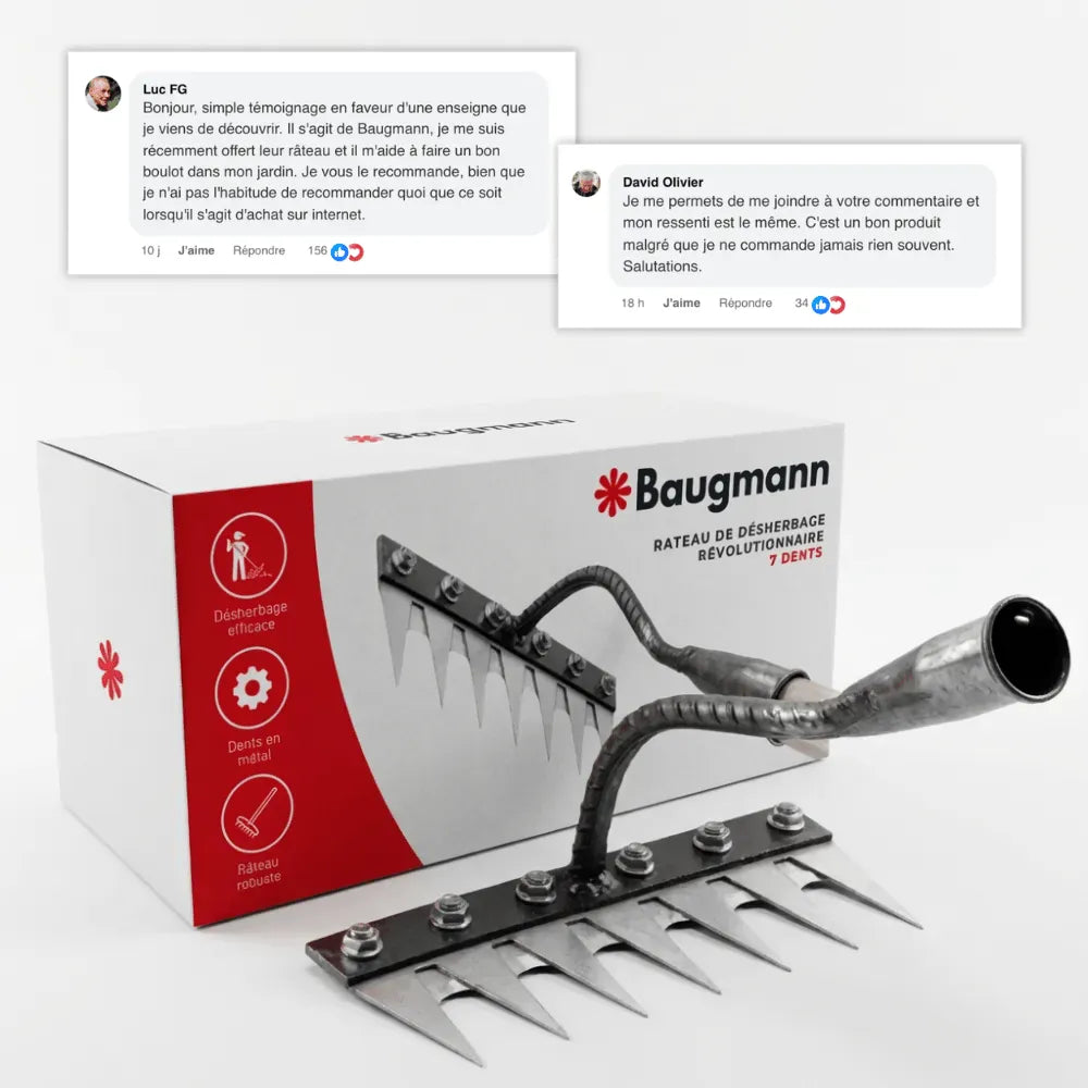 Râteau de désherbage révolutionnaire