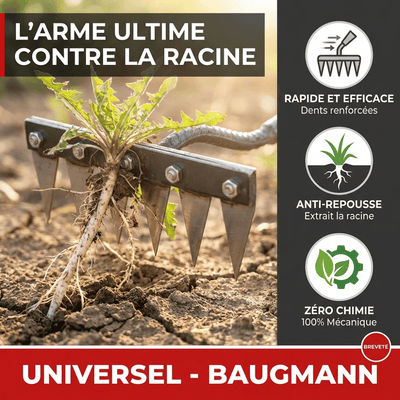 Râteau de désherbage révolutionnaire