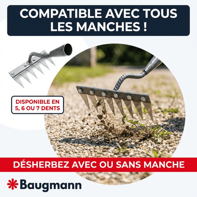 Râteau de désherbage révolutionnaire