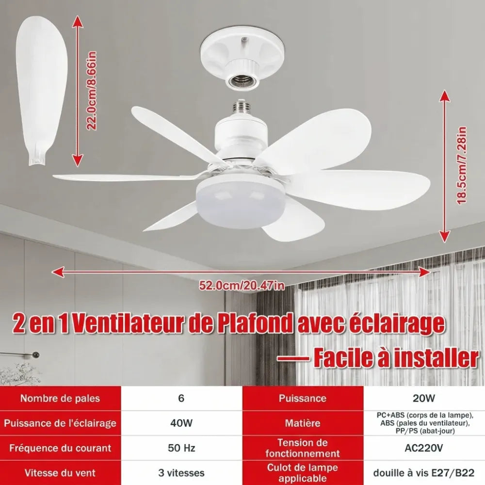 Ventilateur de plafond