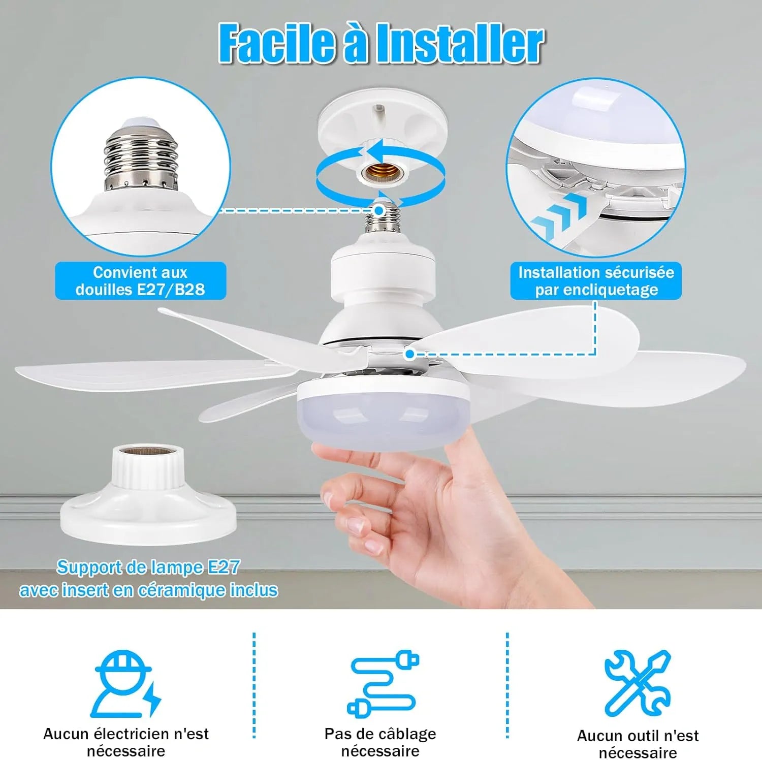 Ventilateur de plafond