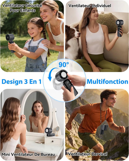 Ventilateur portable turbo