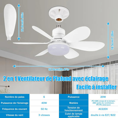 Ventilateur de plafond