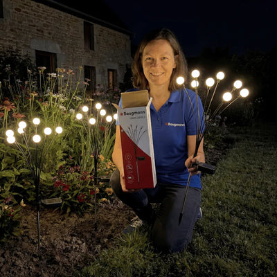 Lampe luciole à énergie solaire