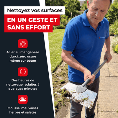 Pelle grattoir de nettoyage et de désherbage