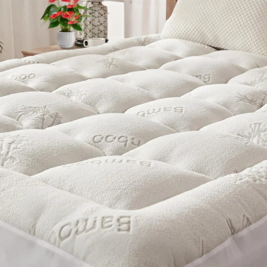 Surmatelas bambou 3D, gros plan du garnissage matelasse