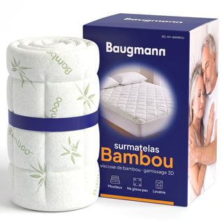 Surmatelas en viscose de bambou